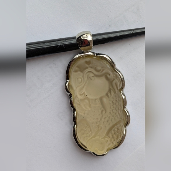 Silver Dragon Pendant Necklace - Picture 9 of 10